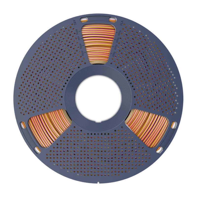 Filament Sunlu PLA+ Silk tricolor (rosu, galben si albastru) [2]