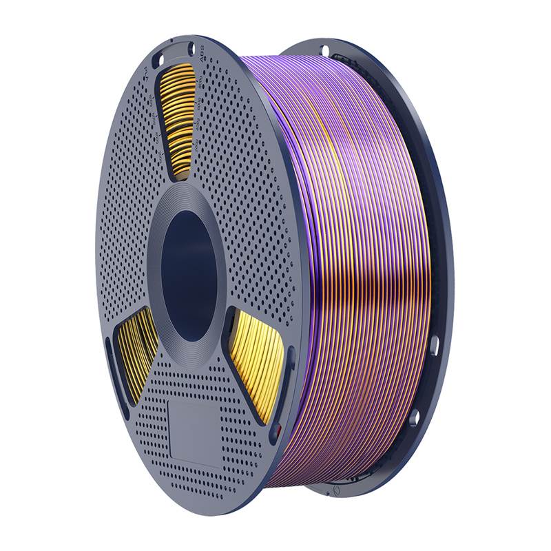 Filament Sunlu PLA+ Silk tricolor (negru, auriu si violet) [3]