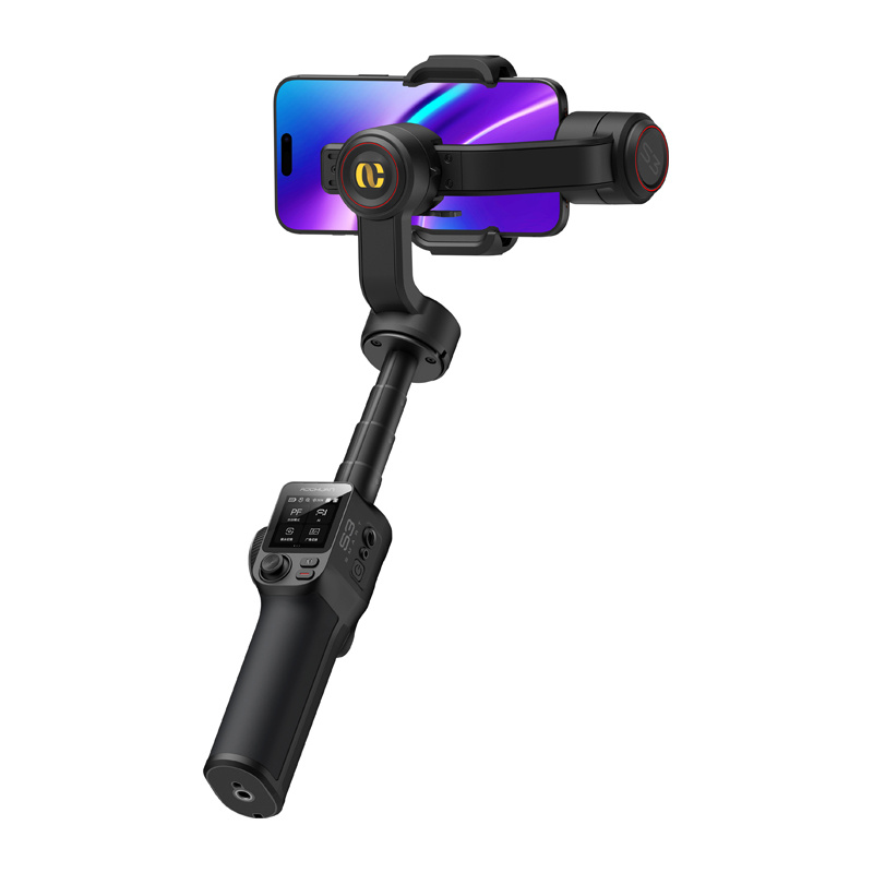 Stabilizator AOCHUAN S3 cu senzor AI (negru) [2]