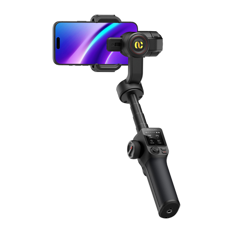 Stabilizator AOCHUAN S3 cu senzor AI (negru) [3]