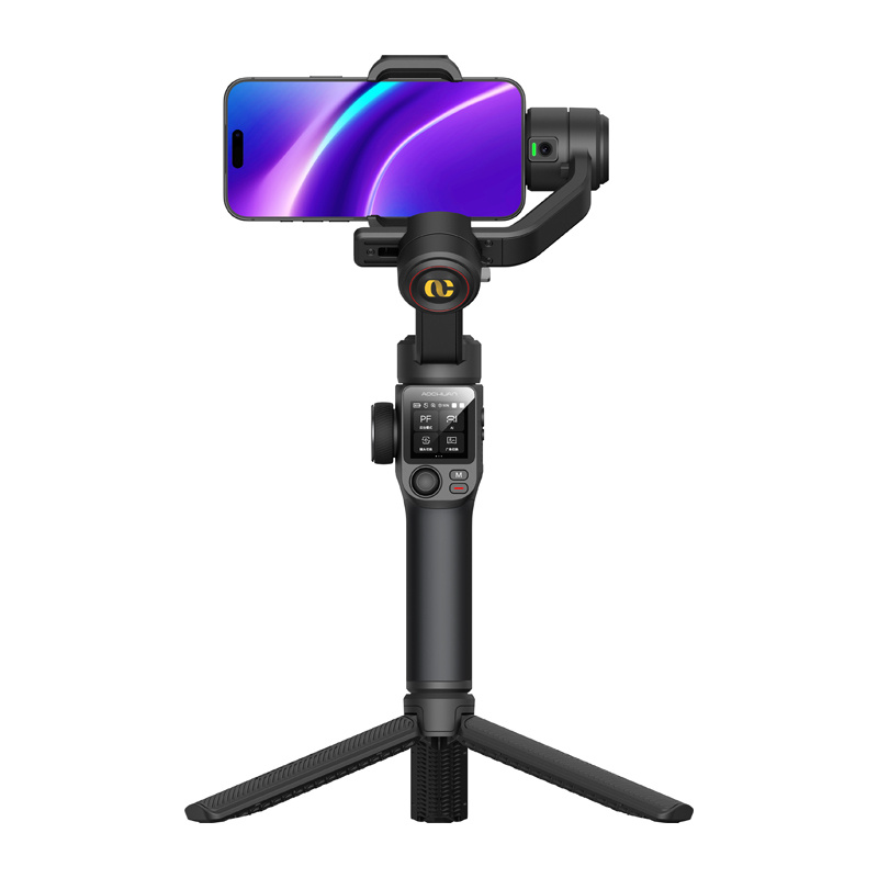 Stabilizator AOCHUAN S3 cu senzor AI (negru) [4]