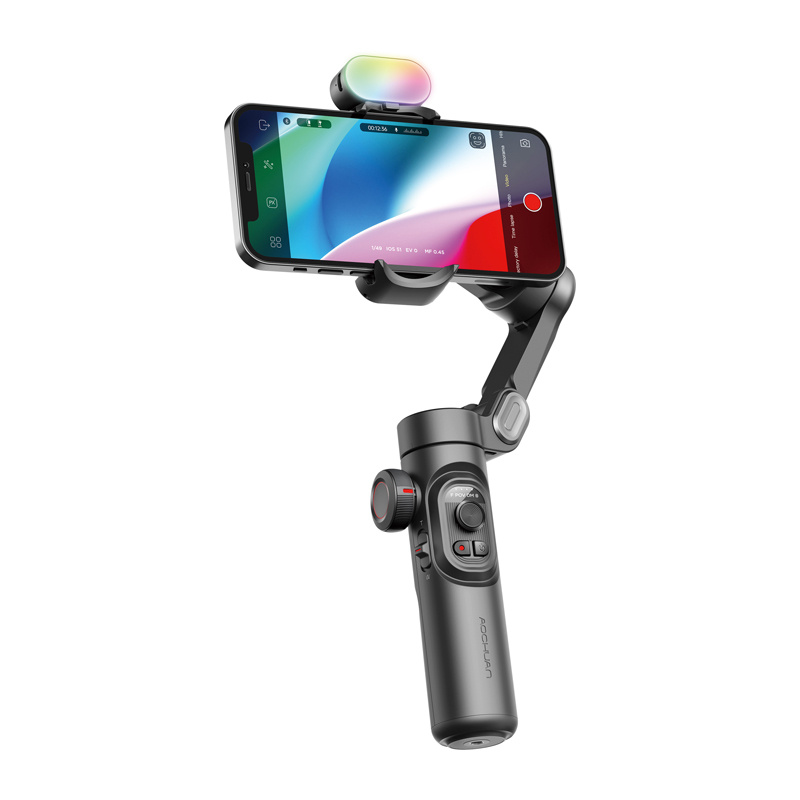 AOCHUAN XE Gimbal cu iluminare RGB (negru) [1]