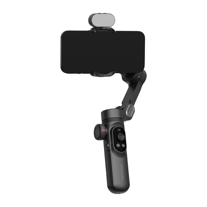 Gimbal AOCHUAN X Pro cu iluminare RGB (negru) [4]