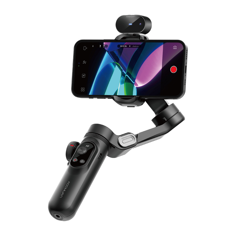 Gimbal AOCHUAN X Pro cu senzor AI (negru) [1]