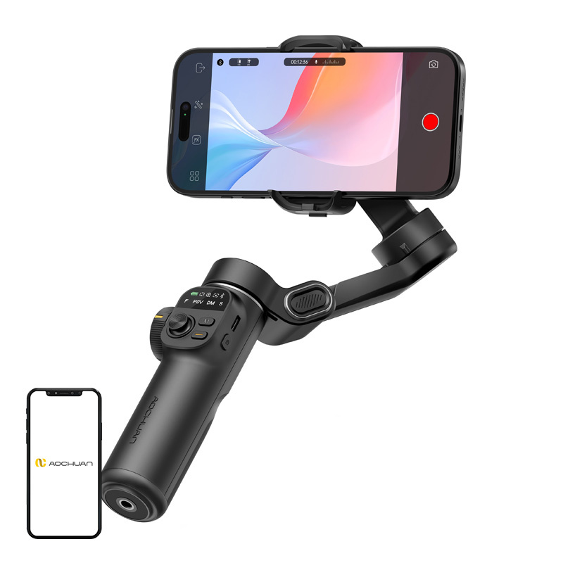 Accesorii telefoane mobile - Gimbal AOCHUAN X2 Standard (negru)