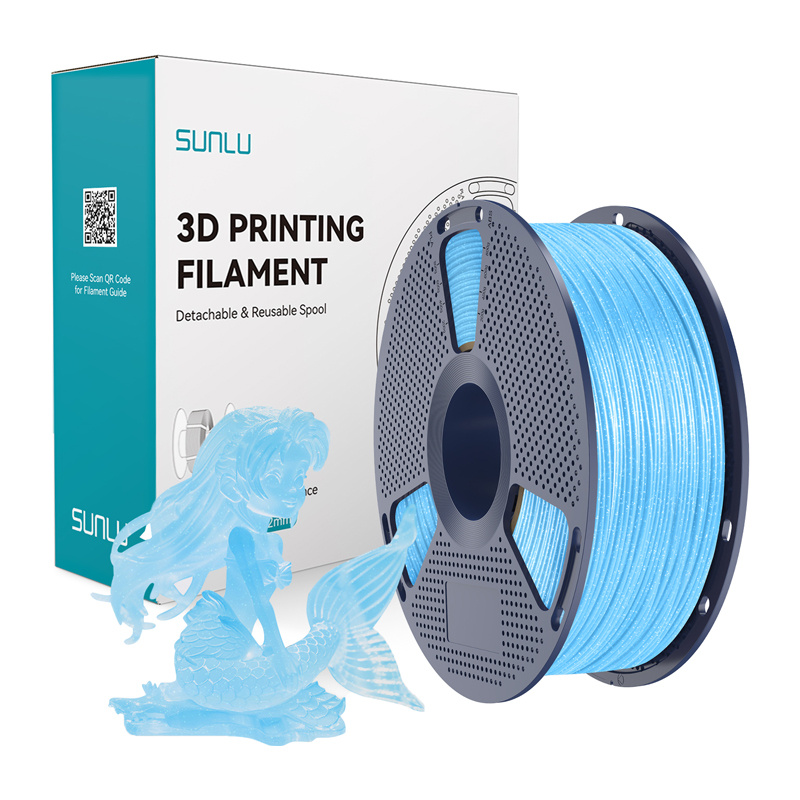 Consumabile & Accesorii Imprimante 3D - Filament SUNLU PLA (albastru stralucitor)