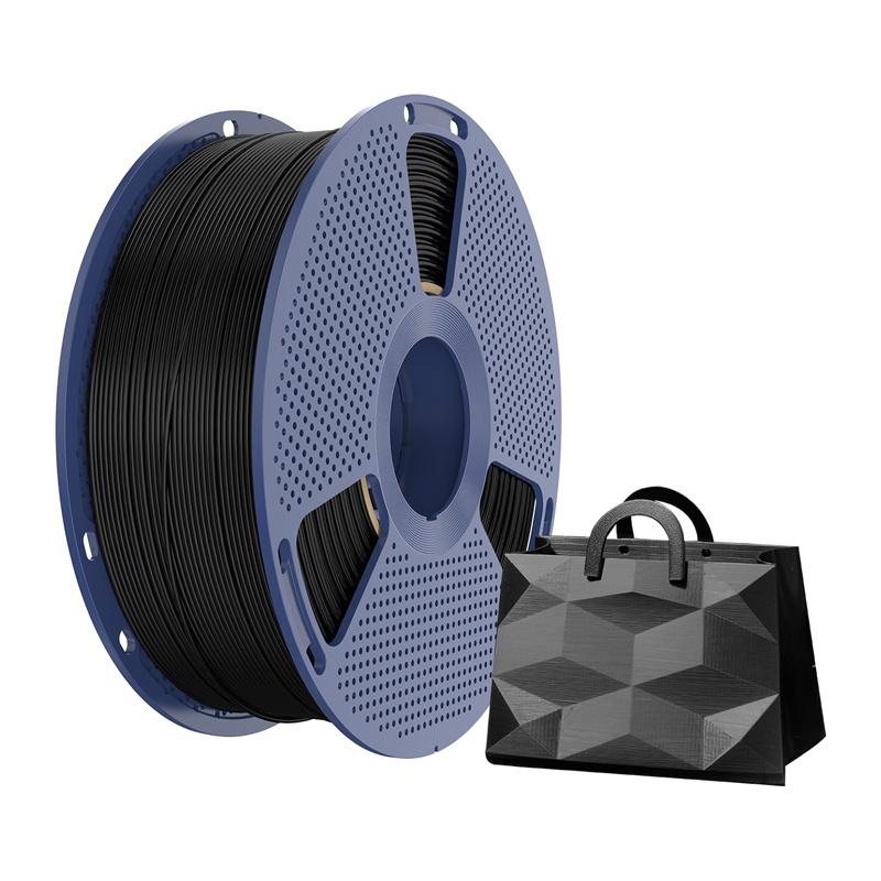 Filament TPU Silk cu stralucire (negru) [1]