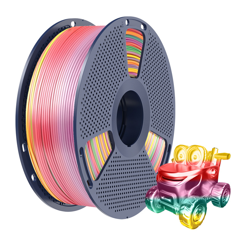 Filament de matase Sunlu PLA+ (Rainbow 01) [1]