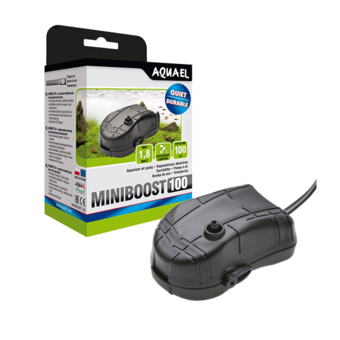 Pompe de aer si accesorii acvarii - Pompa de Aer Miniboost Aquael, 1.8W, 100L/H