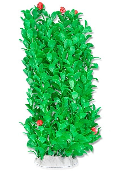 Decoruri si plante artificiale acvarii - Planta Artificiala Pentru Acvariu, 40 cm, Verde