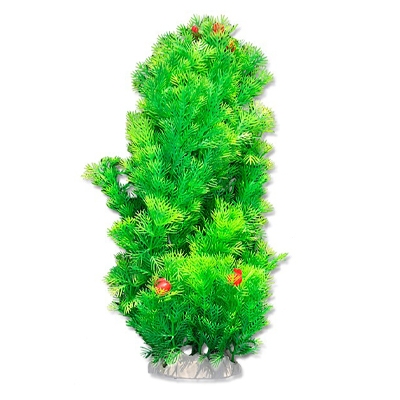 Decoruri si plante artificiale acvarii - Planta Artificiala Pentru Acvariu, 40 cm, Verde