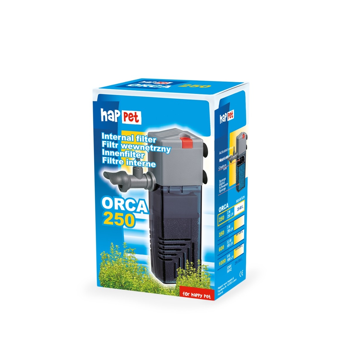 Filtru Intern Orca 350, Pentru Acvariu 60-120 l/4 W [4]