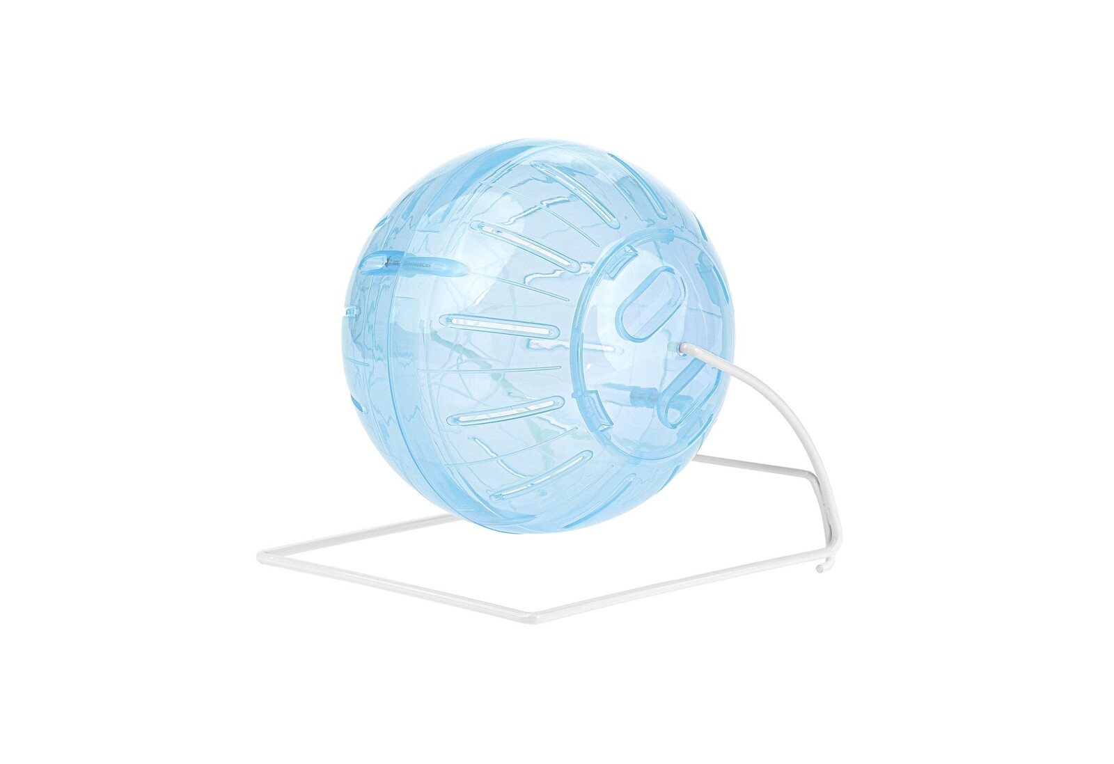 Petshop - Minge De Alergare Pentru Rozatoare, 4 in 1, Cu Suport, 11.5 cm, Albastru