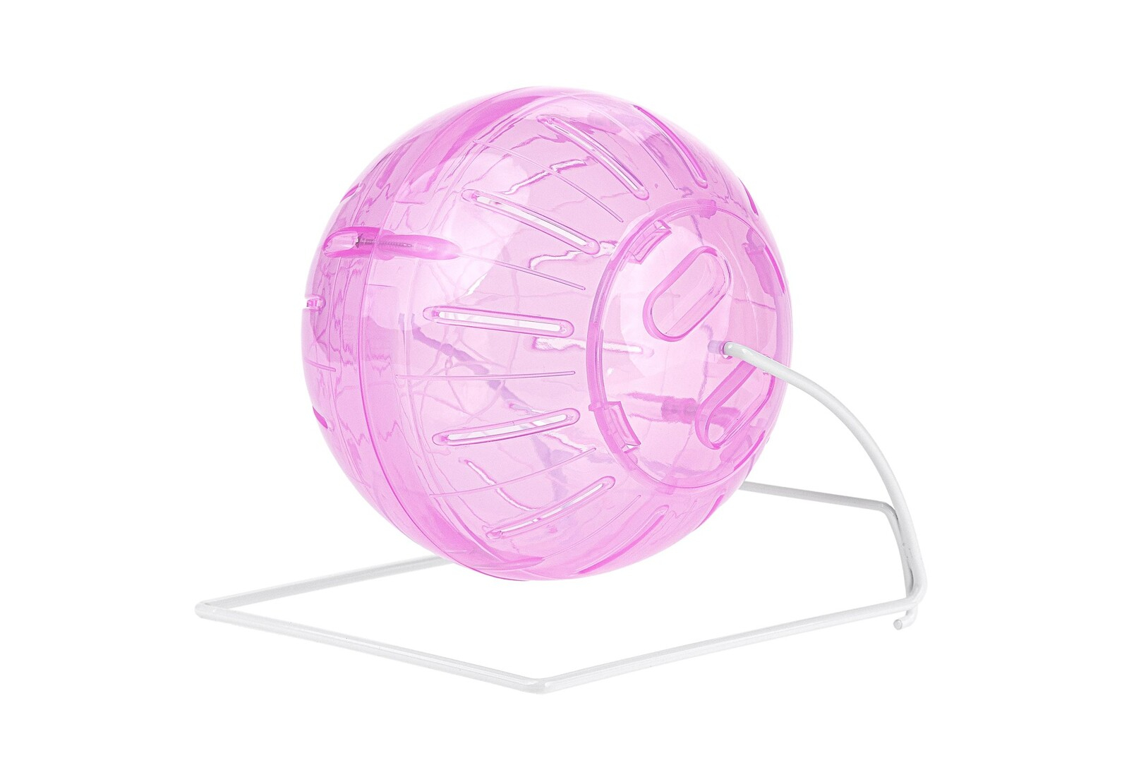 Petshop - Minge De Alergare Pentru Rozatoare, 4 in 1, Cu Suport, 14.5 cm, Roz