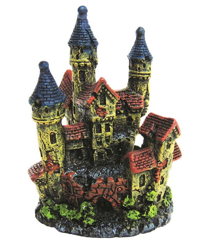 Acvaristica si teraristica - Decor pentru Acvariu, Castel, 4.5 x 4.5 x 6.5 cm