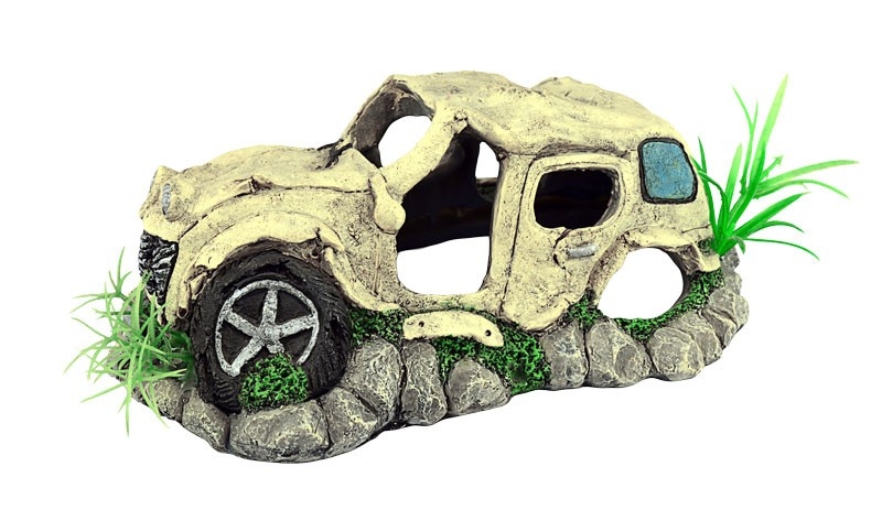 Acvaristica si teraristica - Decor pentru Acvariu, Epava de Masina, 21 x 12.5 x 7.5 cm