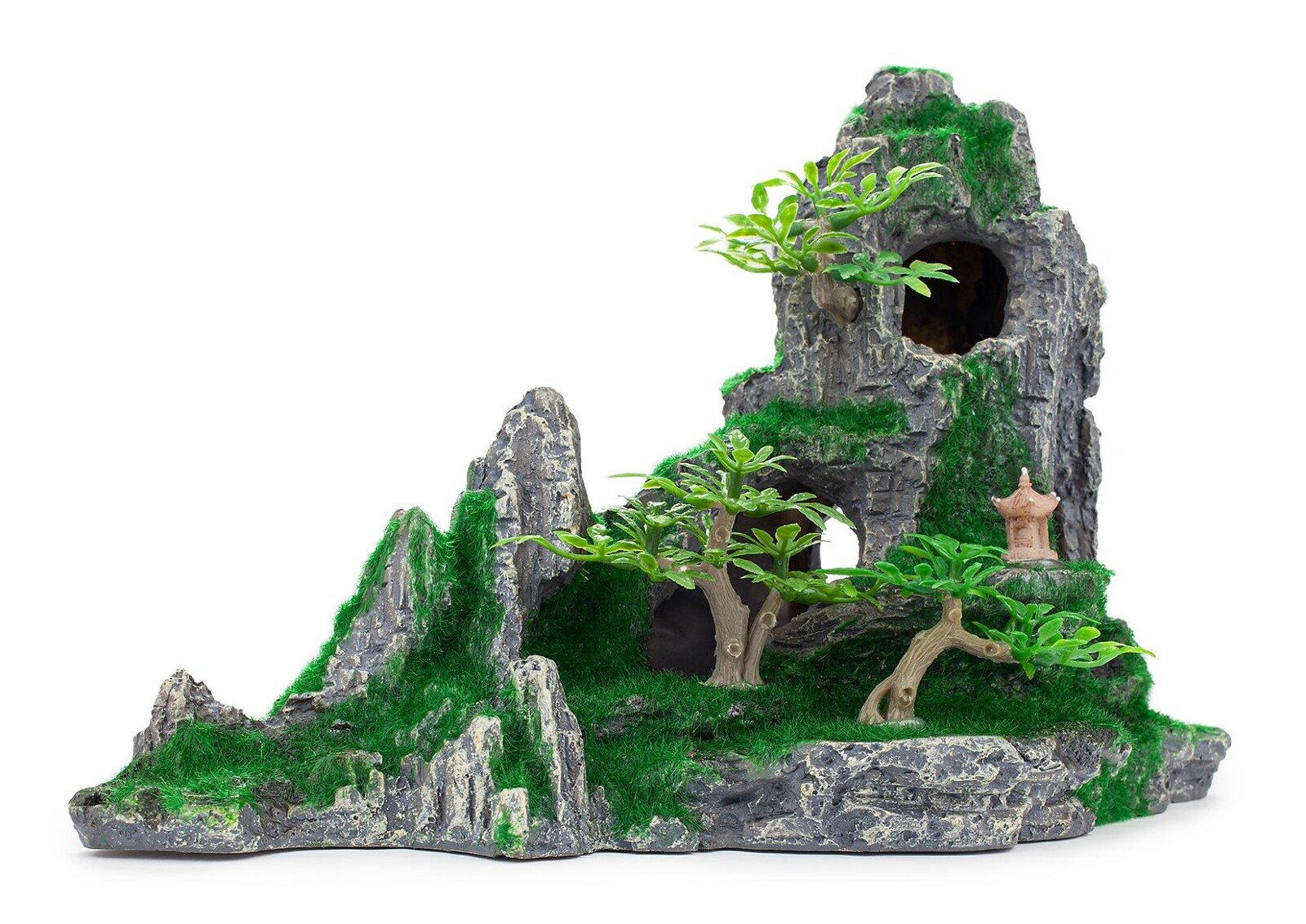 Decor Pentru Acvariu, Stanca Cu Plante, 27 cm [1]
