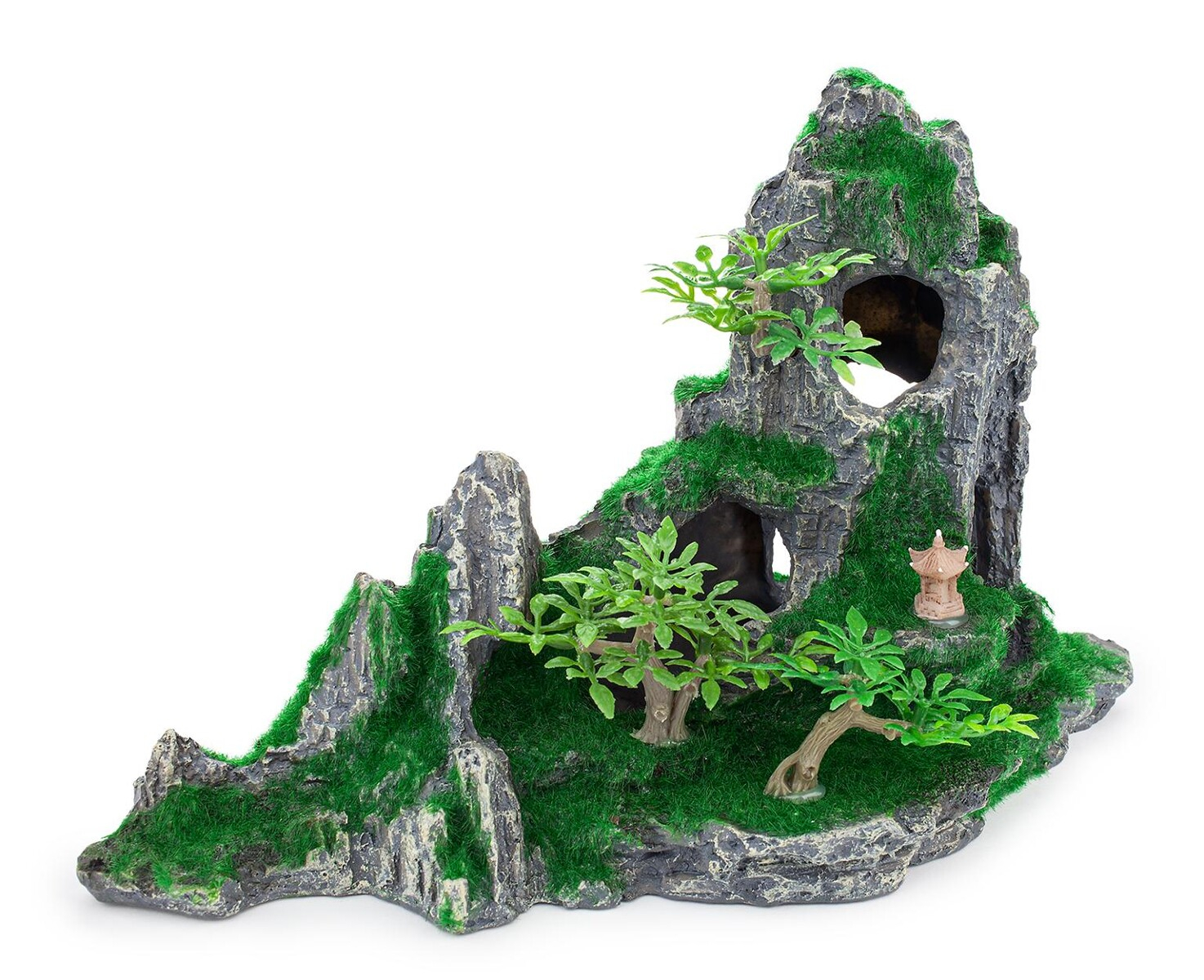 Decor Pentru Acvariu, Stanca Cu Plante, 27 cm [2]