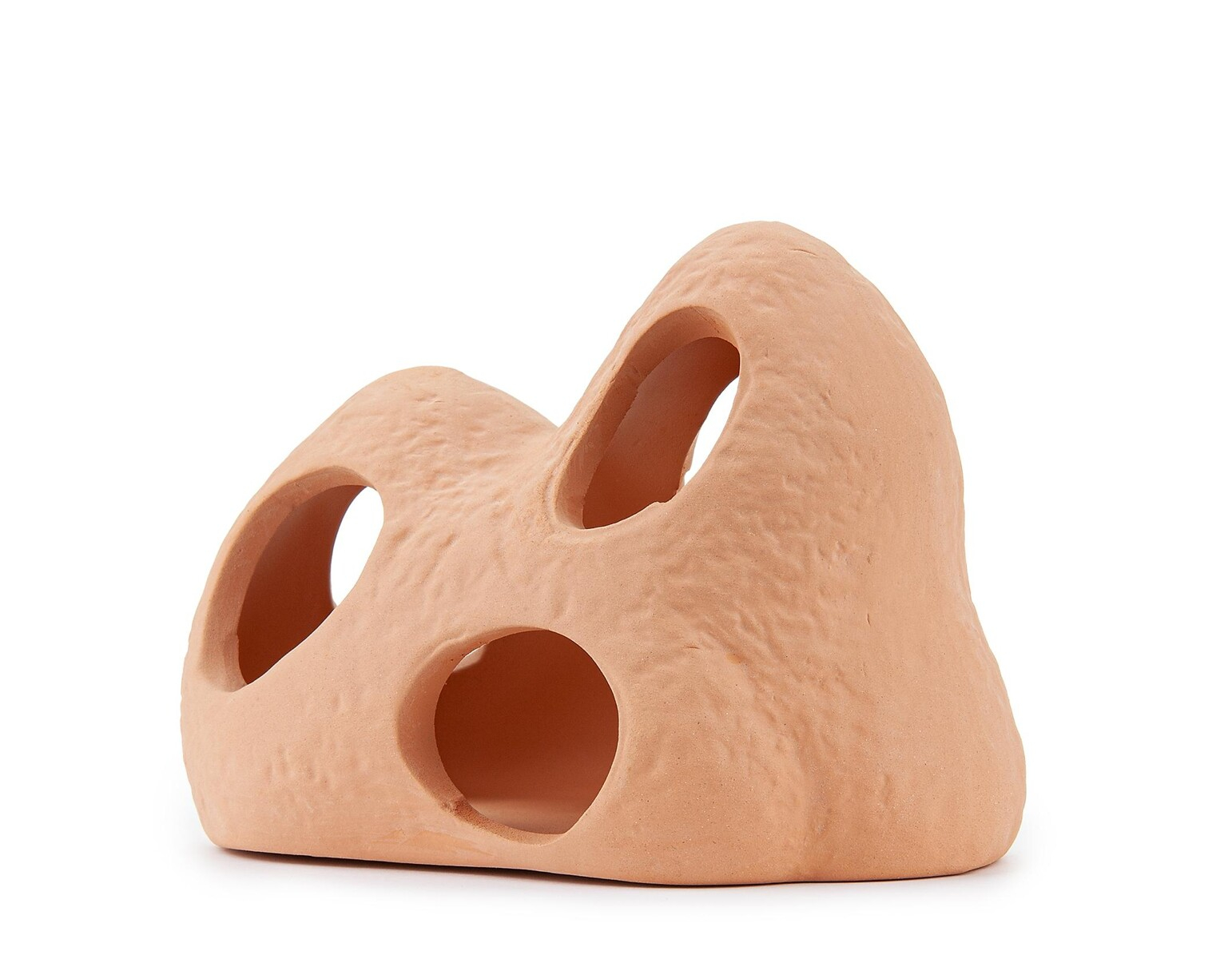 Decor Pentru Acvariu, Piatra Cu Gauri Din Ceramica, 11 cm [3]