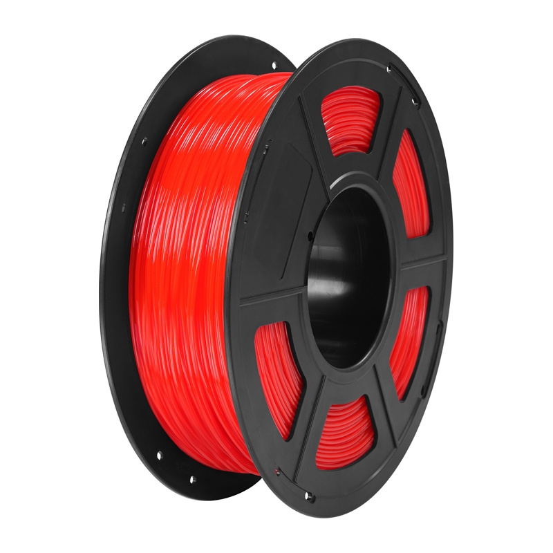Consumabile & Accesorii Imprimante 3D - Filament Anycubic TPU (rosu transparent) 1 kg