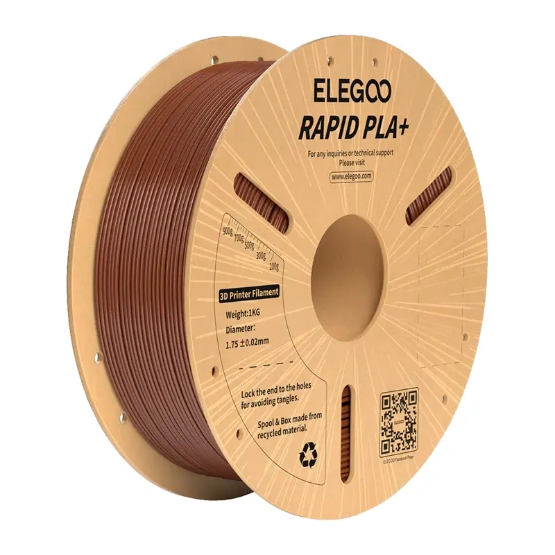 PC, Periferice & Software - Filament ELEGOO Rapid PLA+ (maro)