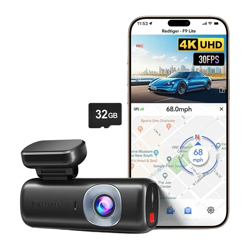 REDTIGER F9 Lite 4K 32 GB - camera video pentru bord [2]