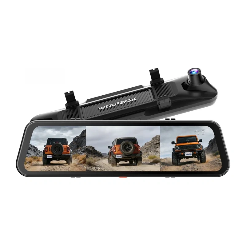 Camere Auto - WOLFBOX G900TriPro Camera video pentru bord cu WiFi 4K + 2,5K