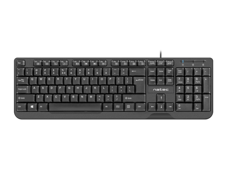 Tastaturi - Tastatura Natec Trout Slim, Negru