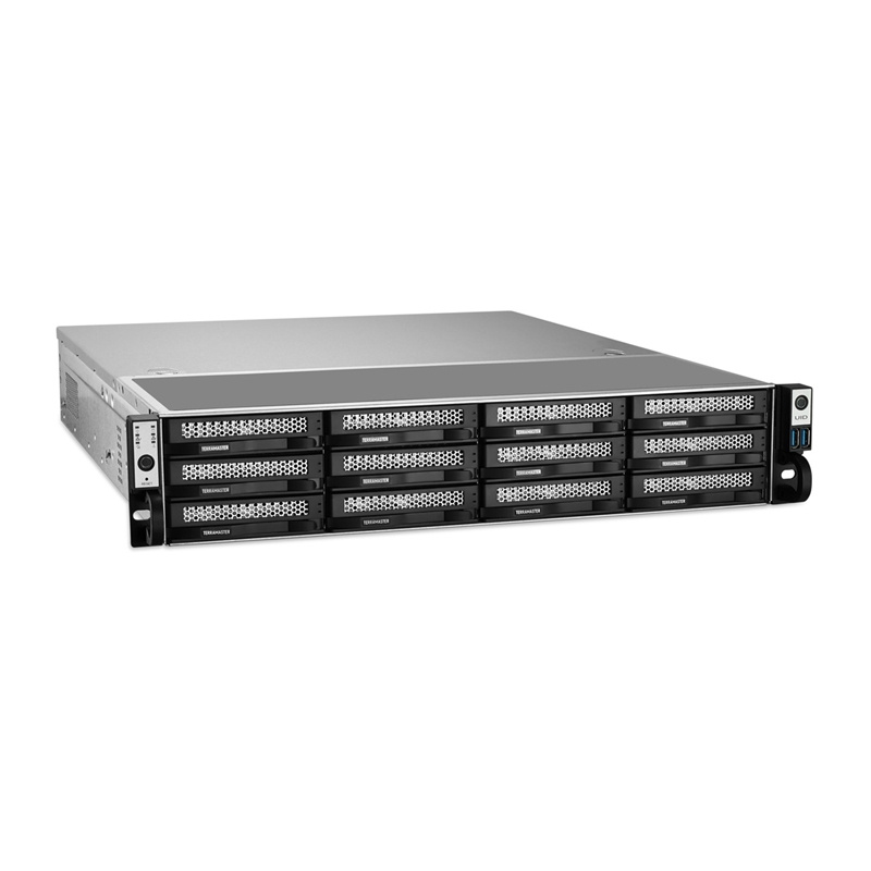NAS - Server de fisiere NAS TERRAMASTER U12-500 Plus, procesor Intel Core i7-1255U, 16 GB RAM, 12 sloturi