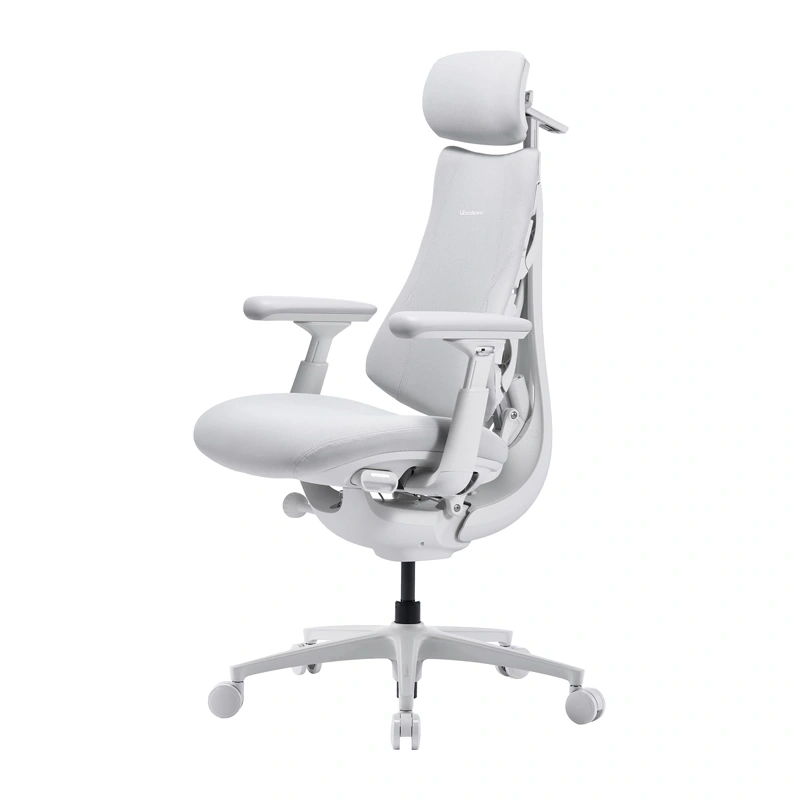 Gaming - Scaun ergonomic LiberNovo Omni Pro de 45 cm (alb)