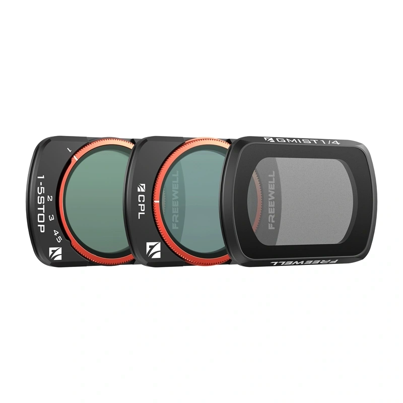 Camere video de actiune & accesorii - Set de filtre Freewell compatibile cu Osmo Pocket 3, Pocket 4, Xtra Muse