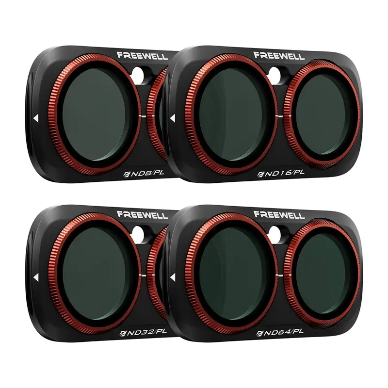 Camere video de actiune & accesorii - Set de filtre ND/PL Freewell Insta360 Luna Ultra Bright Day, 4pcs