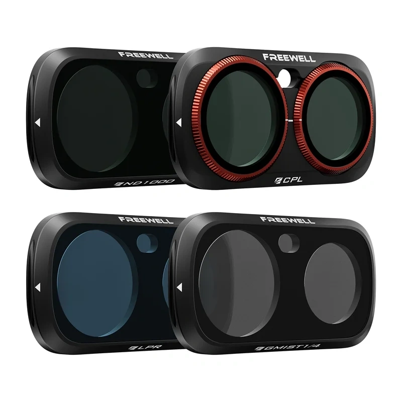 Camere video de actiune & accesorii - Set de filtre Freewell Insta360 Luna Ultra pentru uz zilnic, 4buc