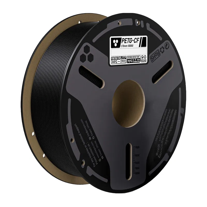 PC, Periferice & Software - Filament ELEGOO PETG-CF din fibra de carbon (negru) 0,5 kg