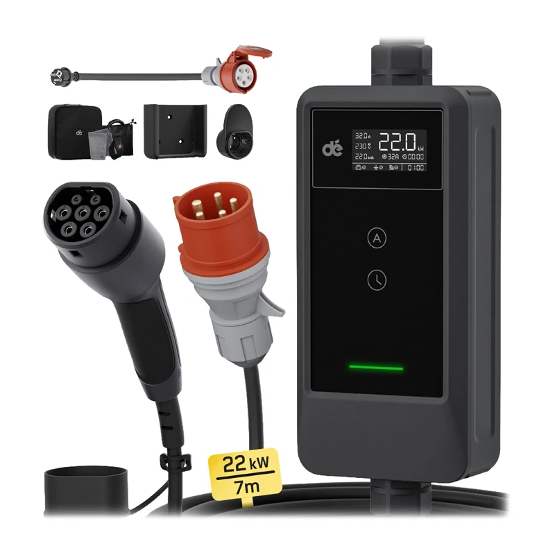 Incarcator portabil pentru vehicule electrice DEPOW Traveler Set, 22 kW [1]