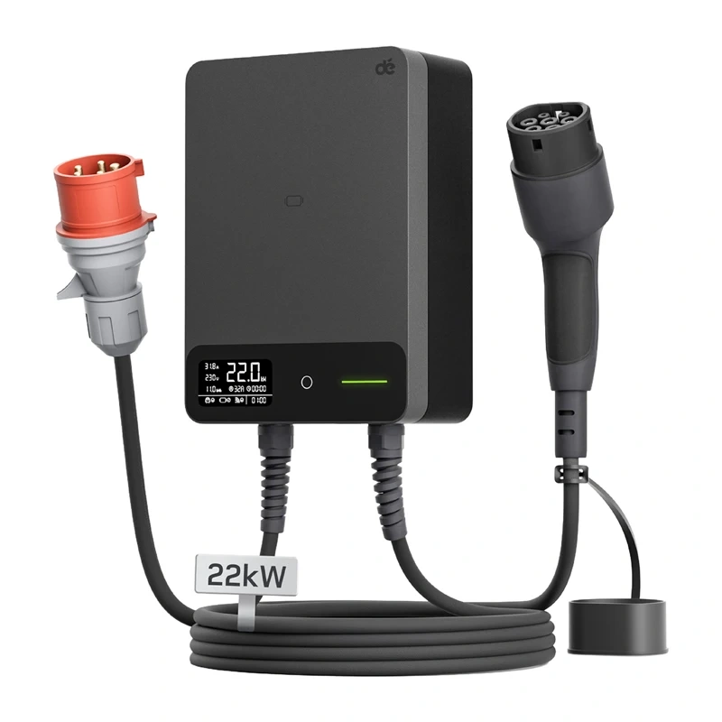 Statii incarcare masini electrice - Statie de incarcare DEPOW Wallbox, 22 kW, cu cablu de 15 m