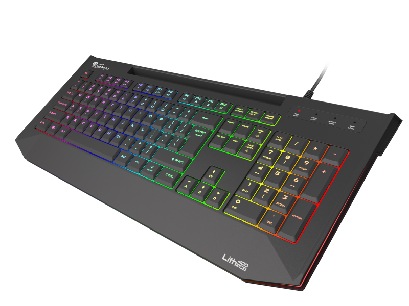 PC, Periferice & Software - Tastatura cu fir Genesis LITH 400 Negru