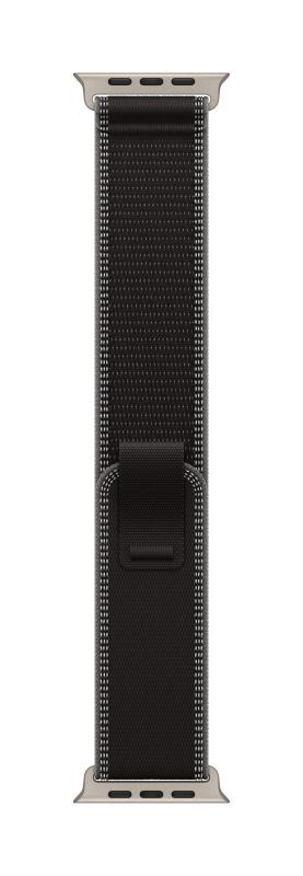 Laptop, Tablete & Telefoane - Curea pentru Apple Watch 49mm, TRAIL BK/CHAR NAT TITAN S/M