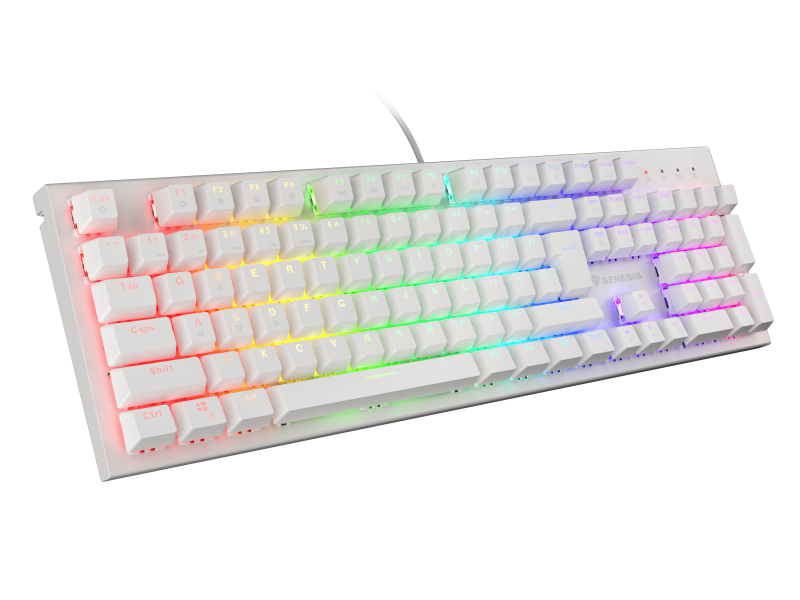 PC, Periferice & Software - Tastatura Genesis Thor 303 B Alb