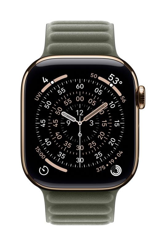 Laptop, Tablete & Telefoane - Curea pentru Apple Watch 42mm, MAGNETIC LINK SAGE GRAY S/M