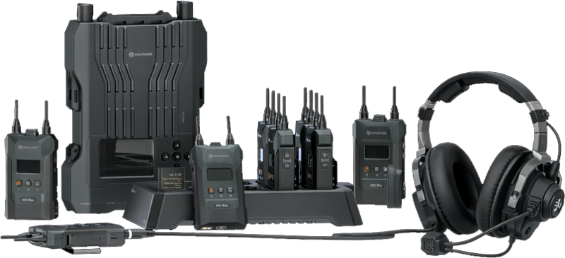 TV, Audio-Video & Foto - Sistem intercom 8 persoane Hollyland Solidcom M1 Pro, dual ear