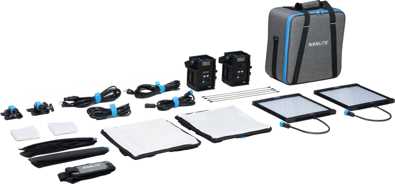 Kit iluminare Nanlite PavoSlim 60B, 2 panouri LED [1]