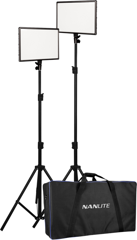 Lampi LED pentru studio - Geantă transport Nanlite LUMIPAD 25 2KIT