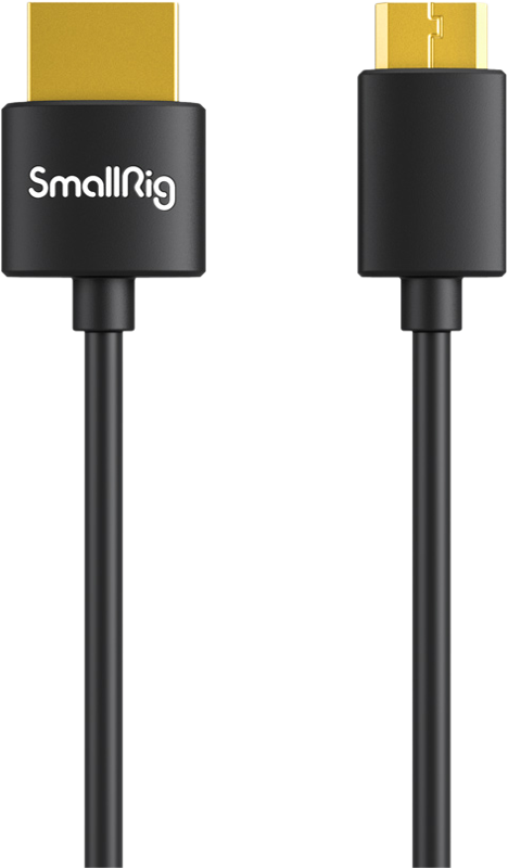 Accesorii monitoare & recordere - Cablu miniHDMI la HDMI SmallRig 3041 HDMI Ultra Slim 4K 55cm (C to A)
