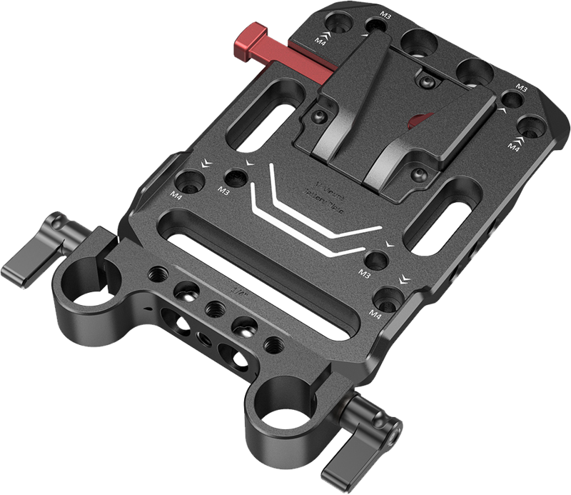 Echipamente de studio - Adaptor baterie SmallRig 3016 V-Mount cu clema pentru tije