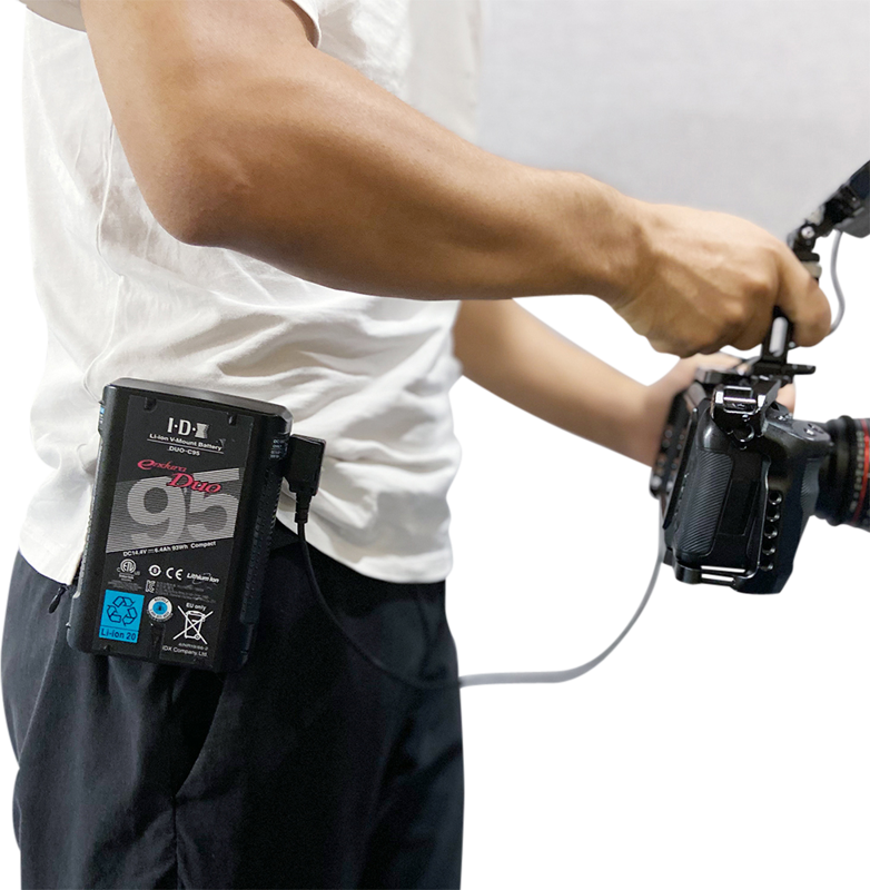 Echipamente de studio - Adaptor baterie SmallRig 2990 V-Mount cu clip de curea