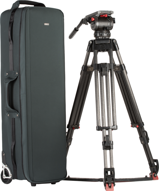 Valiza cu role pentru trepiede Think Tank Video Tripod Manager 44, Pacific Slate [0]