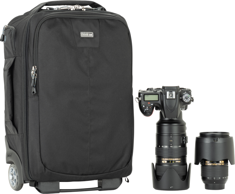Genti foto - Valiza cu role Think Tank Essentials Convertible Rolling Black