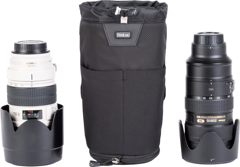 Genti foto - Geanta obiectiv Think Tank Lens Changer 75 Pop Down V3.0, Black/Grey