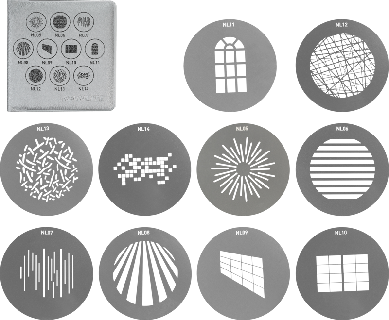 Alte accesorii foto & video - Set GOBO Nanlite AS-GB-FMM-SET1 1